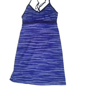 ⭐ Athleta Striped Racerback Athletic Dress | Women’s Small | Built-In Bra